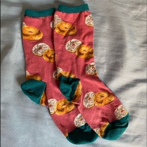 Bagel Patter Crew Socks